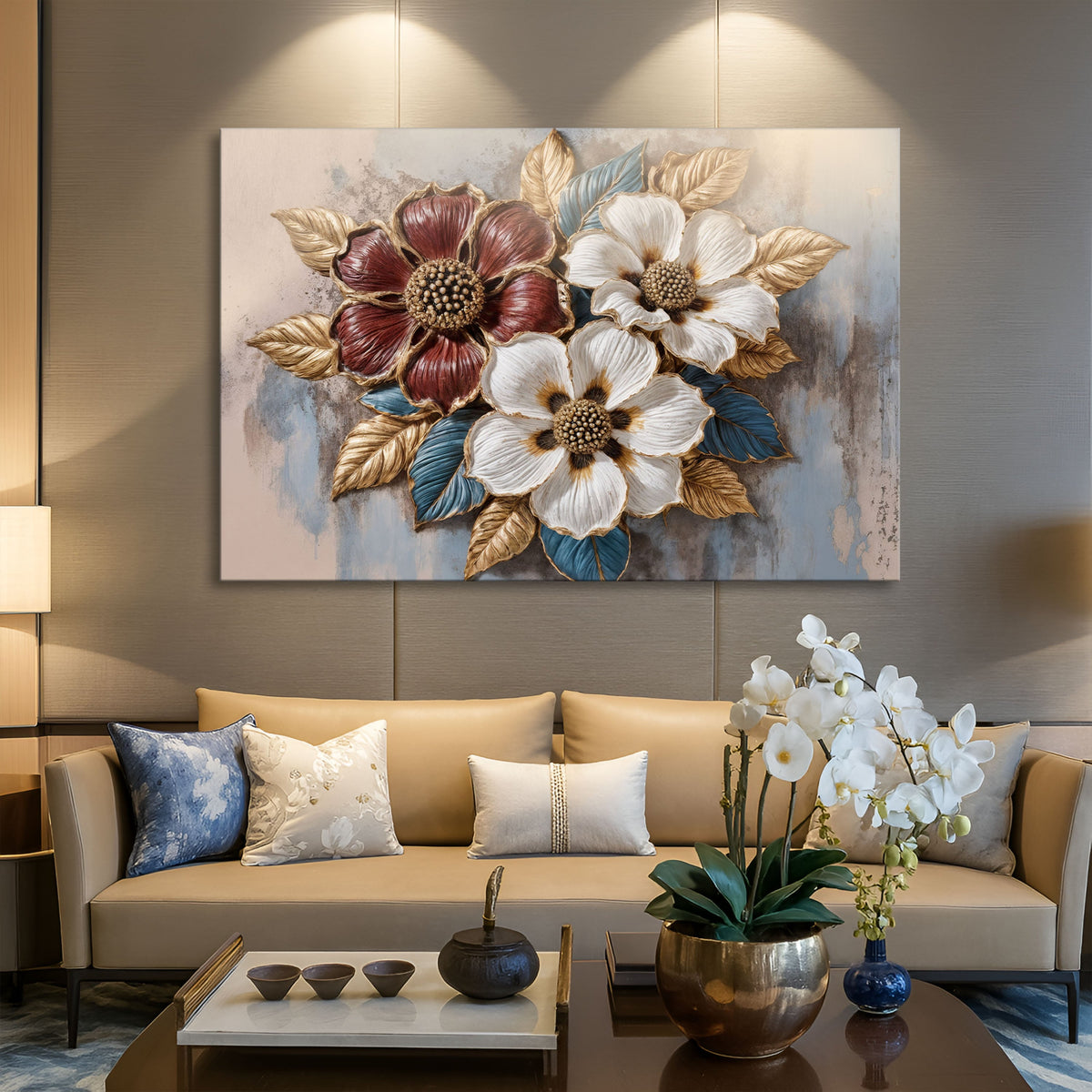 Floral Symphony Wall Art II