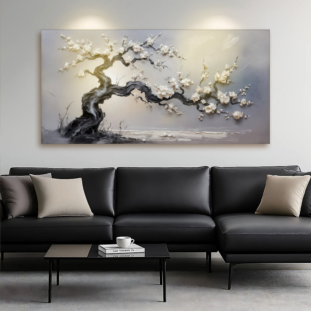 White Blossom Wall Art