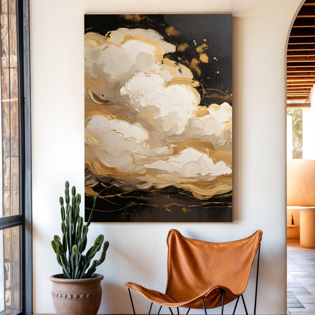 Auric Cloud Abstract Wall Art