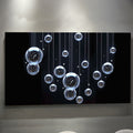 Modern Abstract Bubbles Wall Art