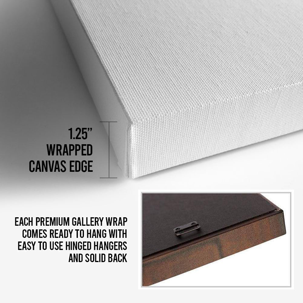 Monochromatic Horses Canvas Wall Art