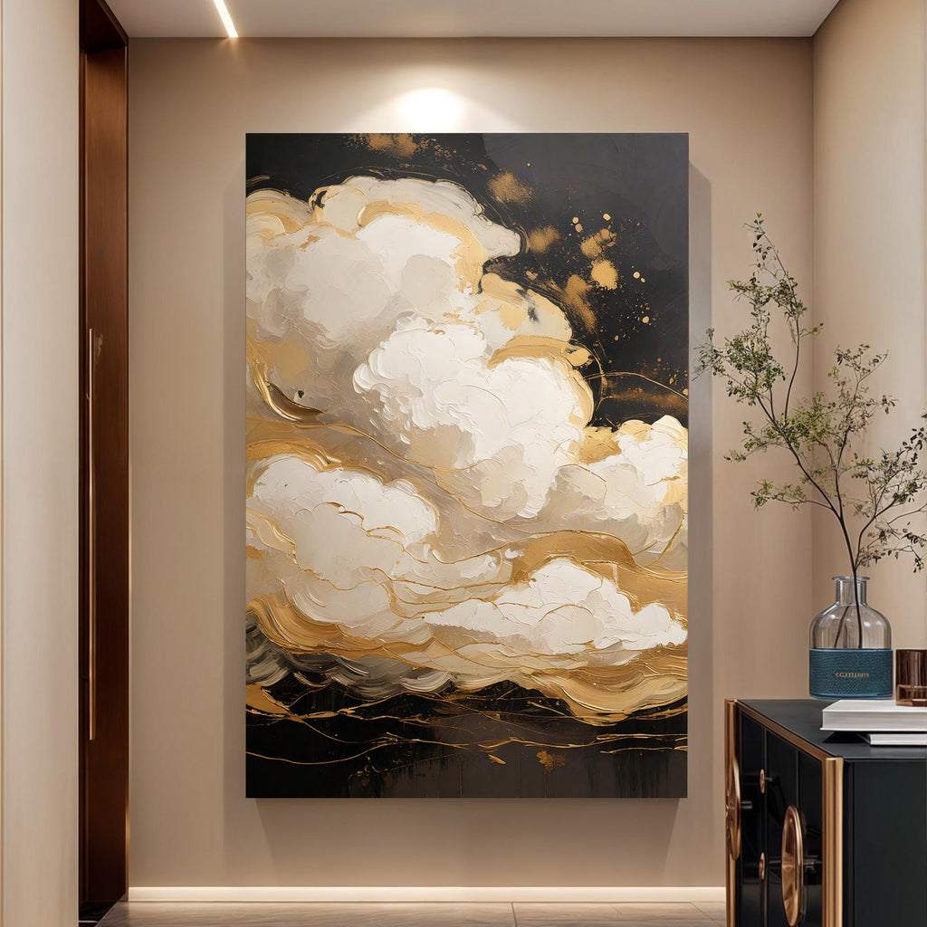 Auric Cloud Abstract Wall Art