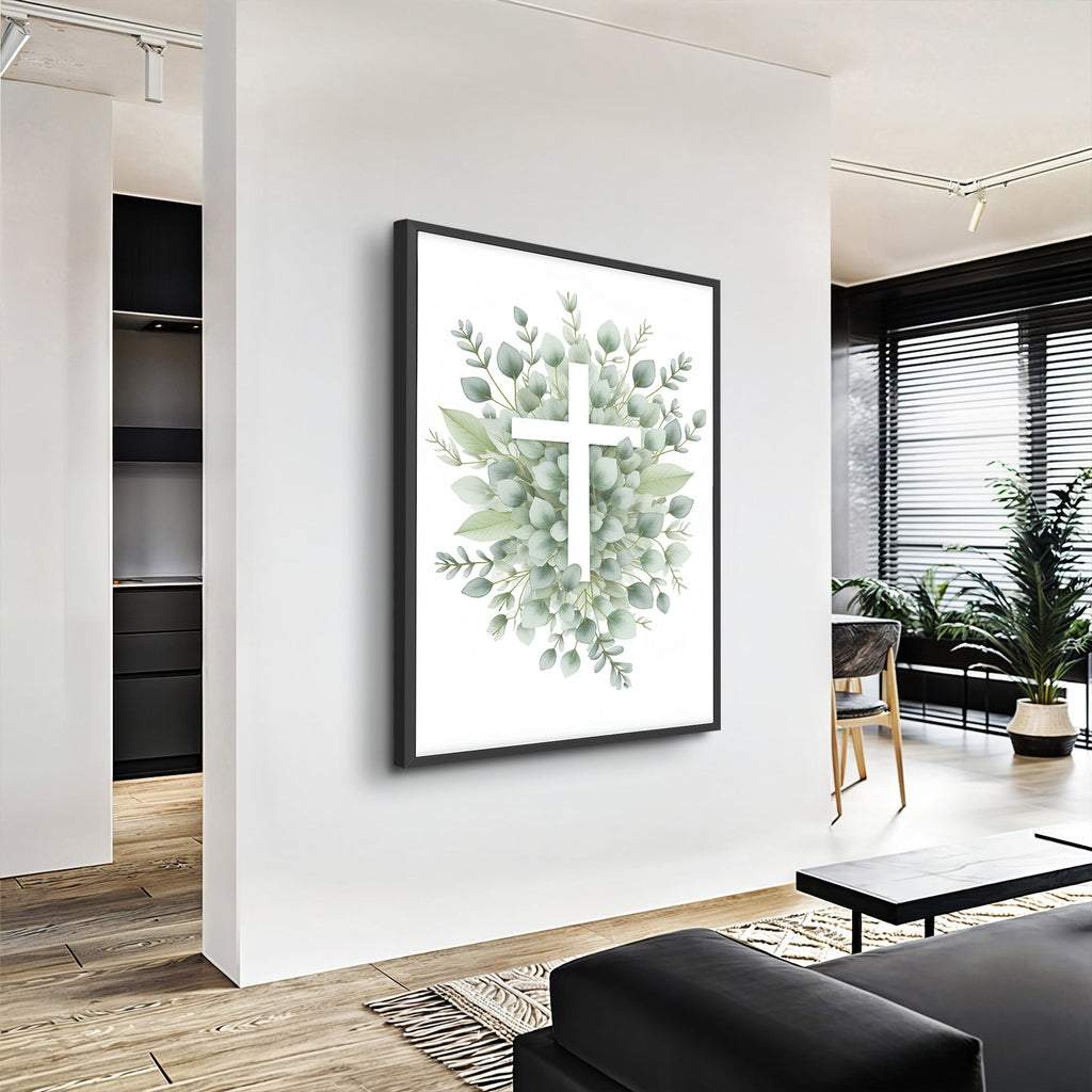 Minimalist Cross Faith Wall Art
