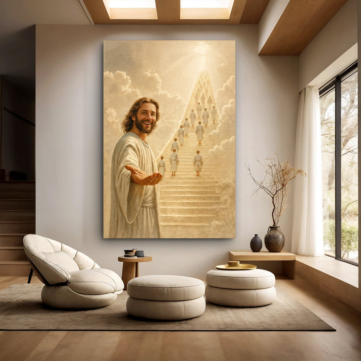 Stairway To Heaven Faith Wall Art