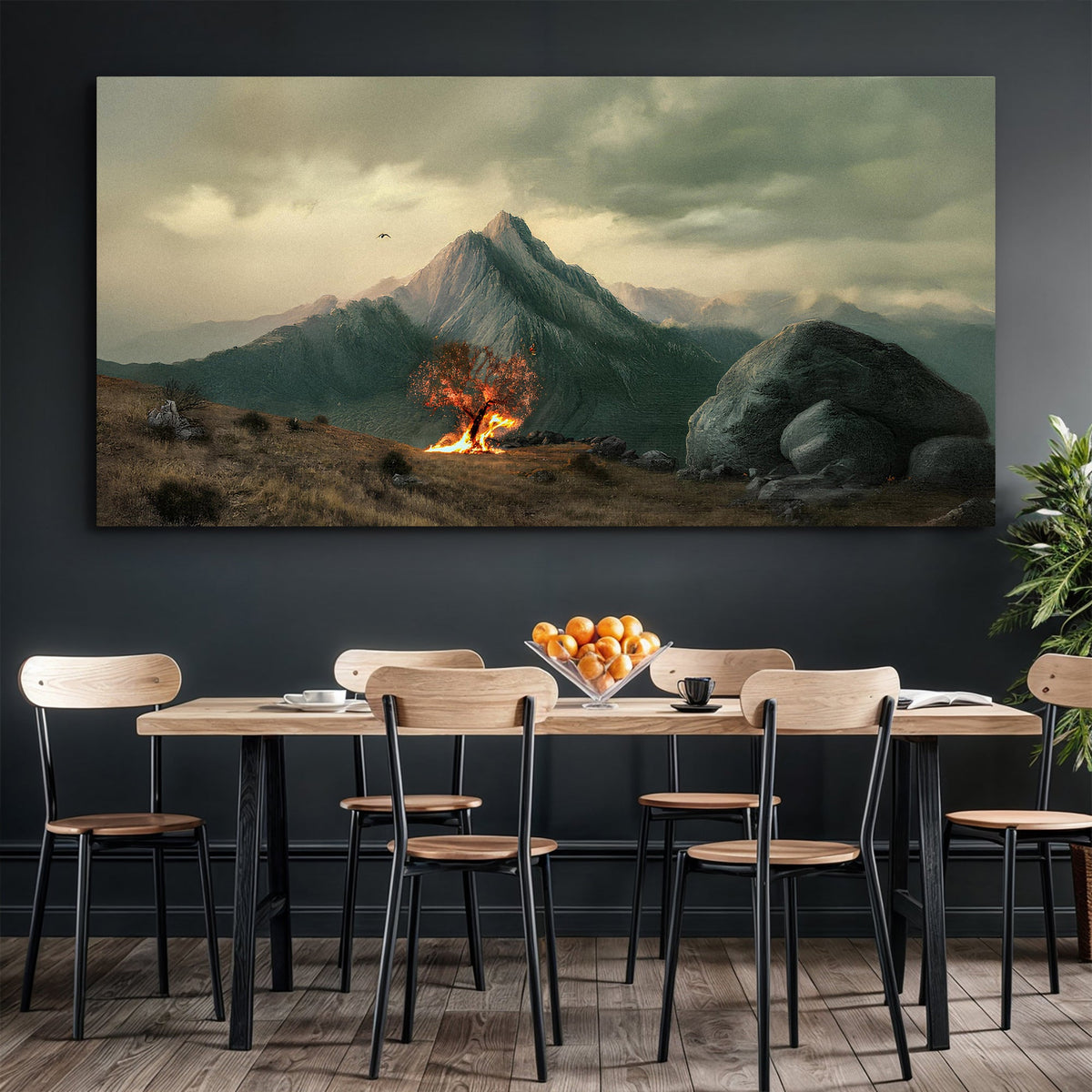 Burning Bush - Faith Wall Art IV