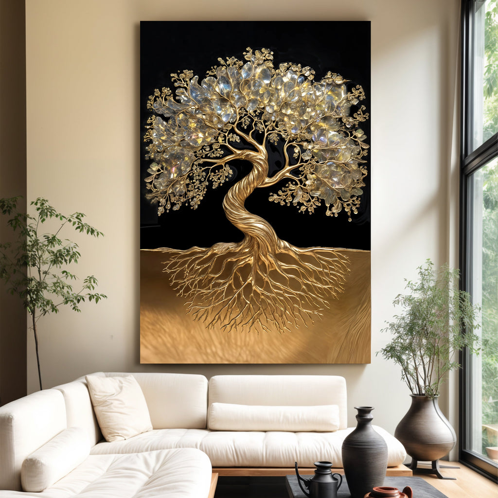 3D Minimalist Tree of Life Wall Art