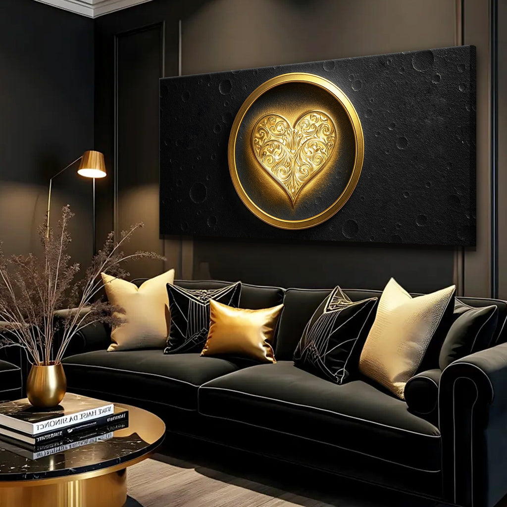 Heart Eclipse Wall Art