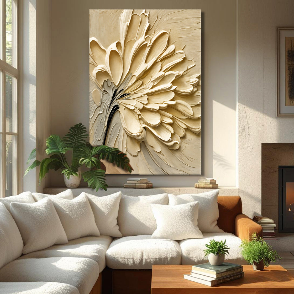Flower Splatter Wall Art