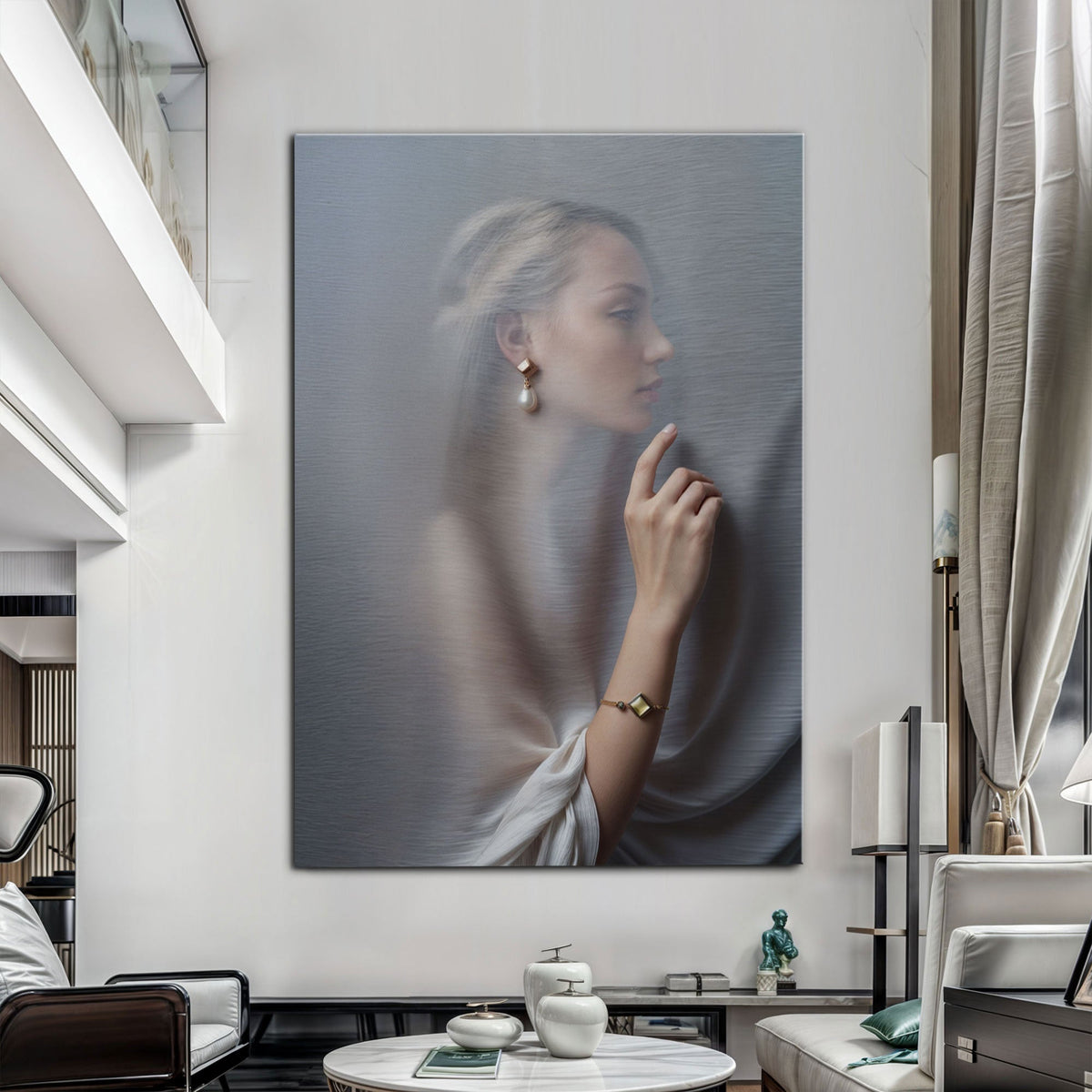 Behind Curtain Wall Art
