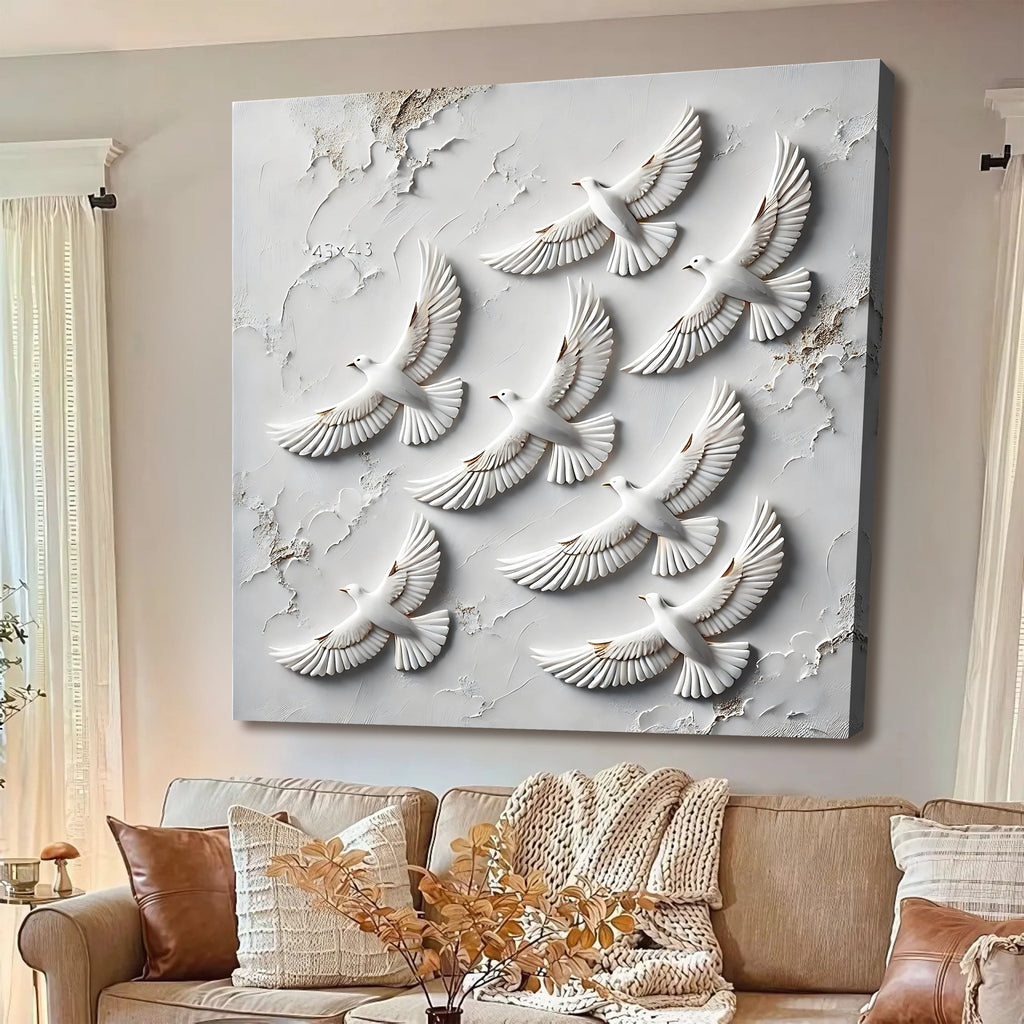 3D Birds Wall Art