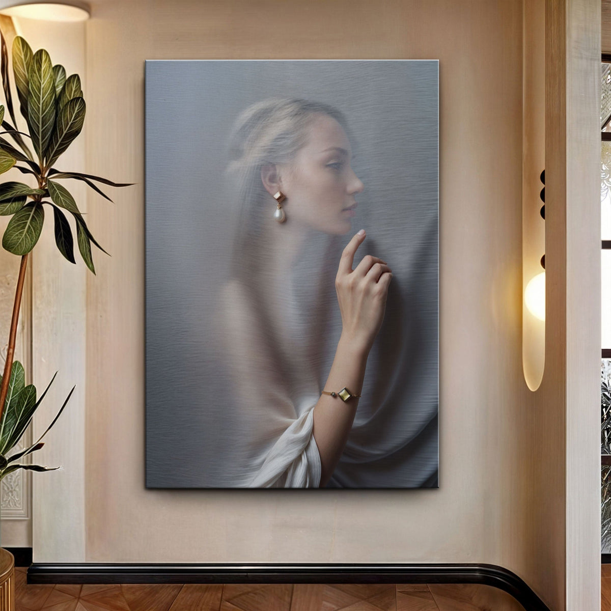 Behind Curtain Wall Art