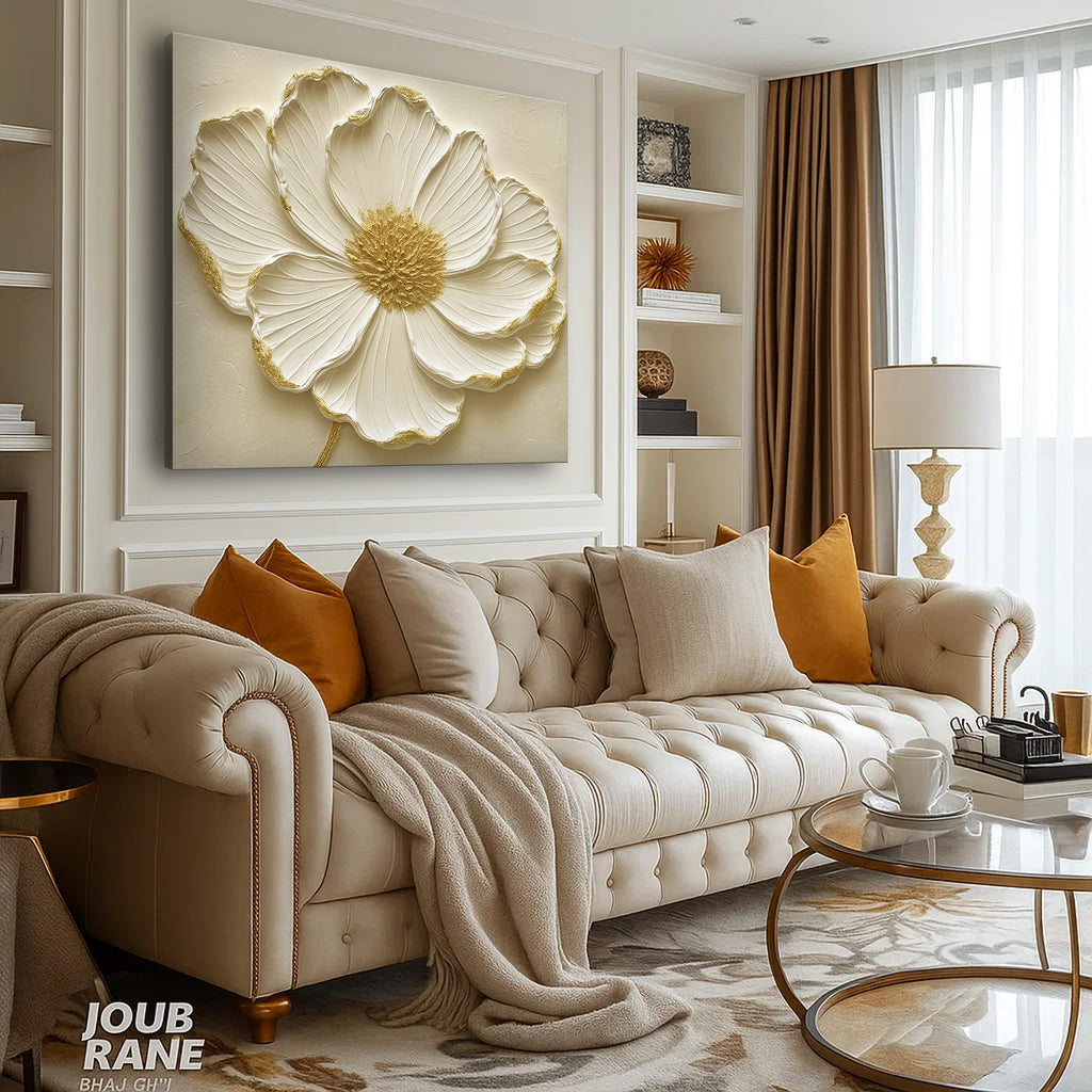 Modern Abstract Flower Wall Art