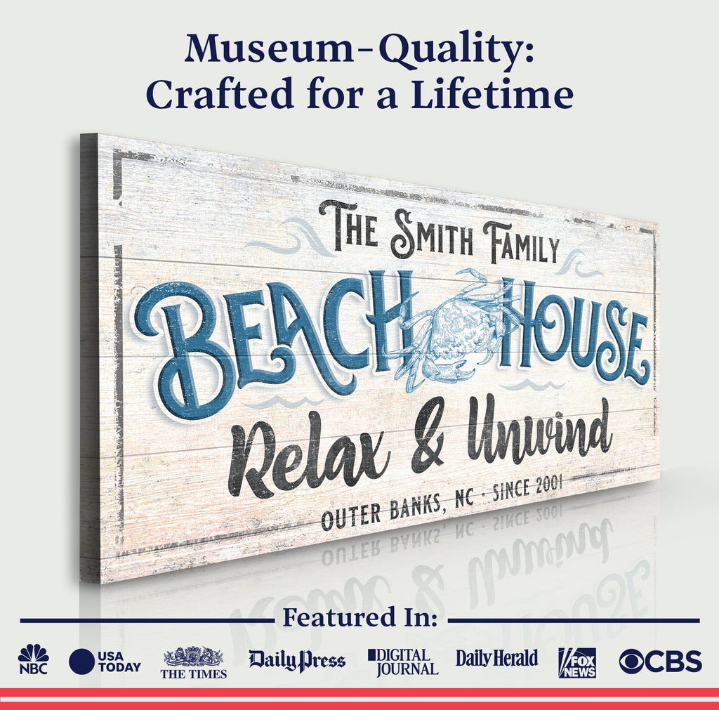 Beach House Sign IV