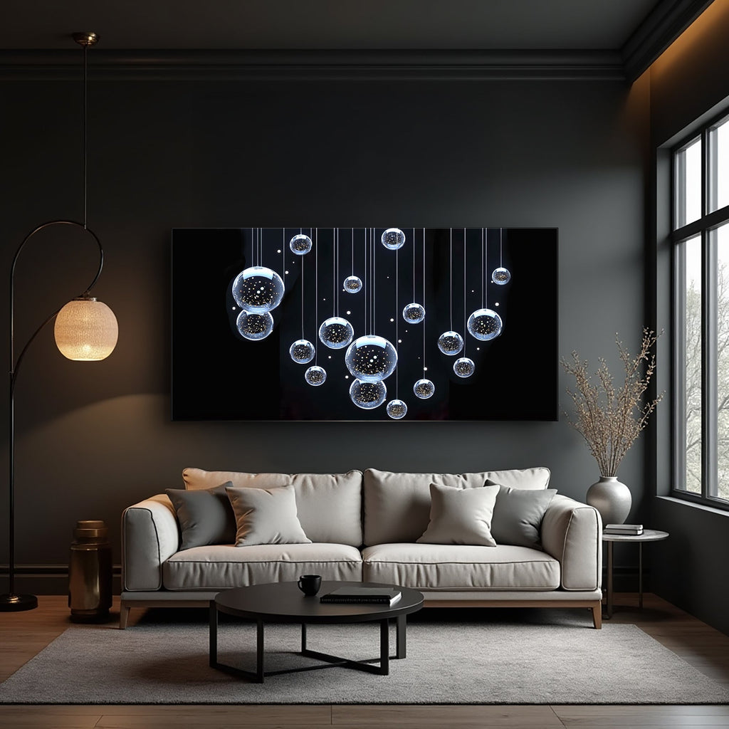 Modern Abstract Bubbles Wall Art