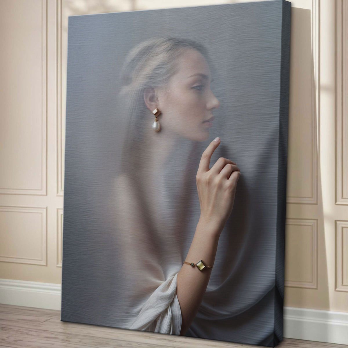 Behind Curtain Wall Art