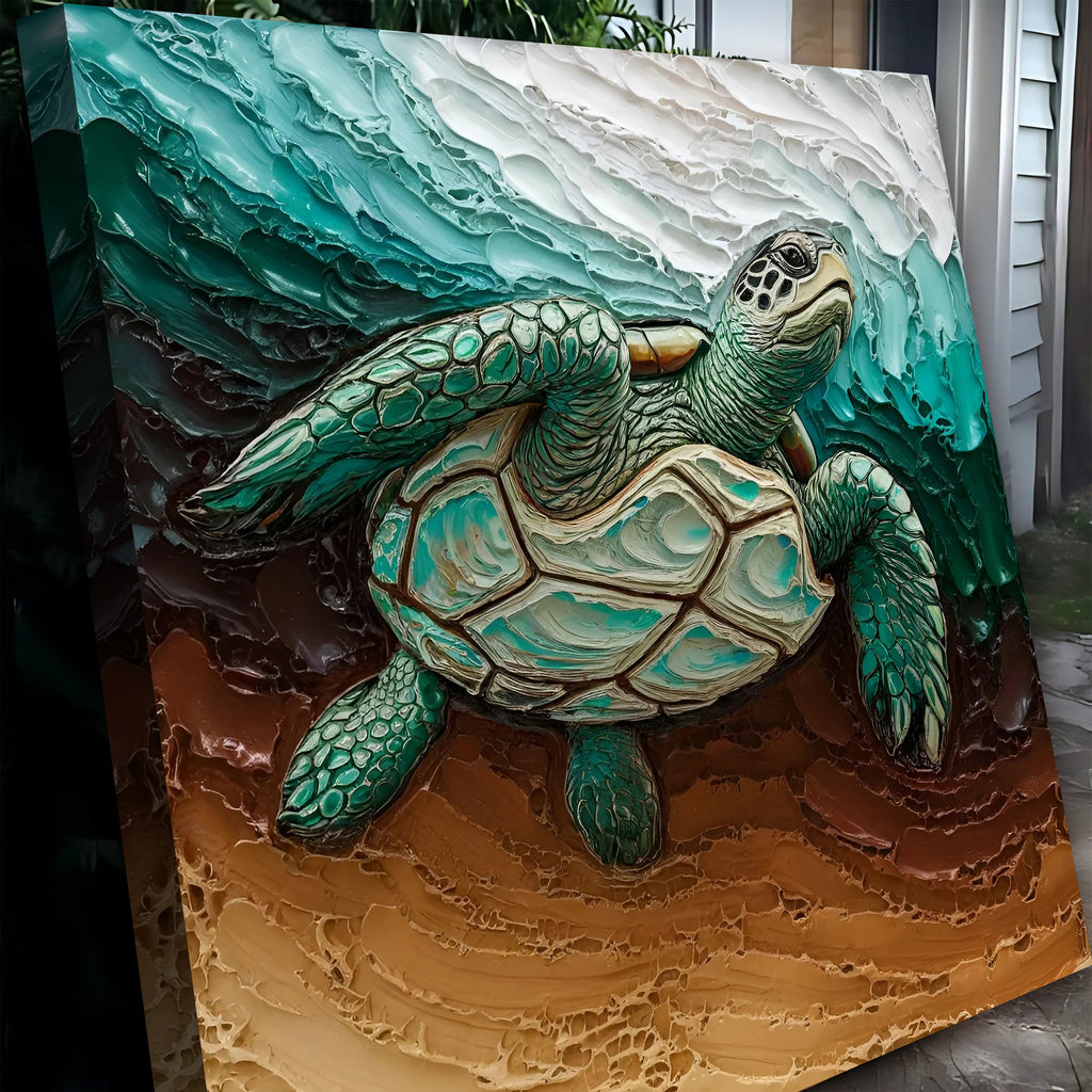 3D Turtle Wall Art