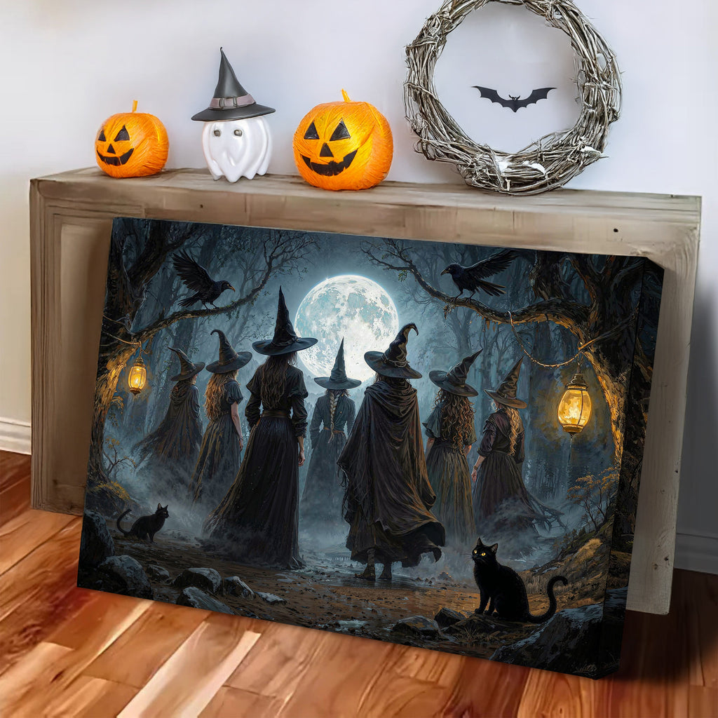 Coven of Witches Halloween Wall Art