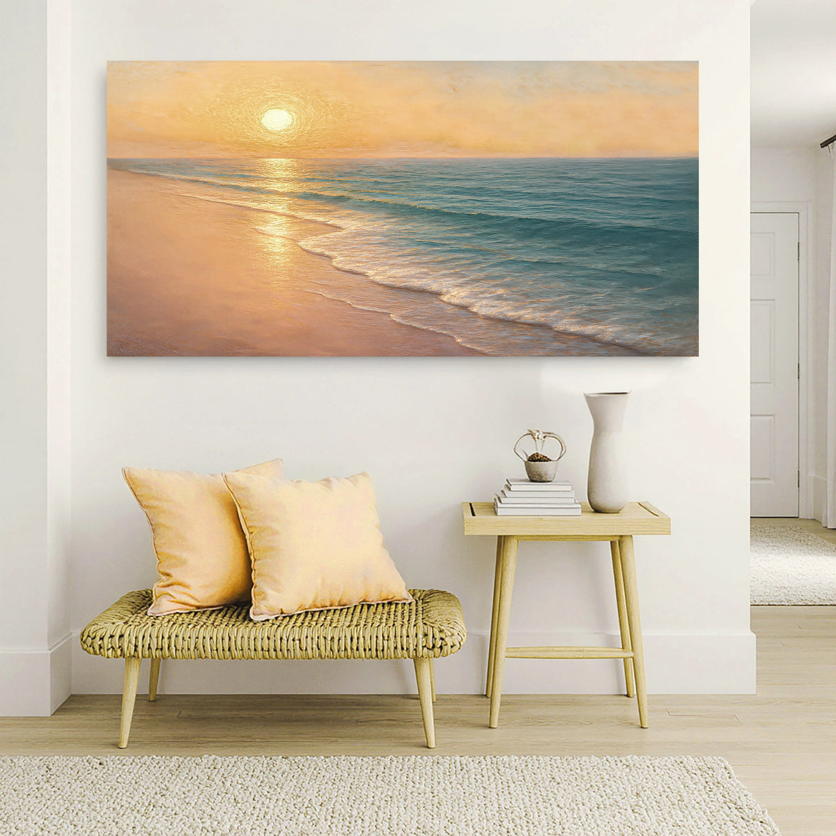 Beach Shoreline Coastal Wall Art IV