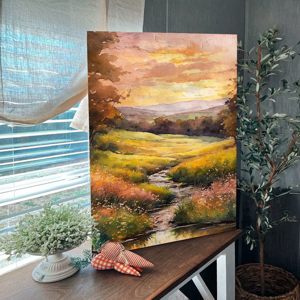 Misty River Wall Art