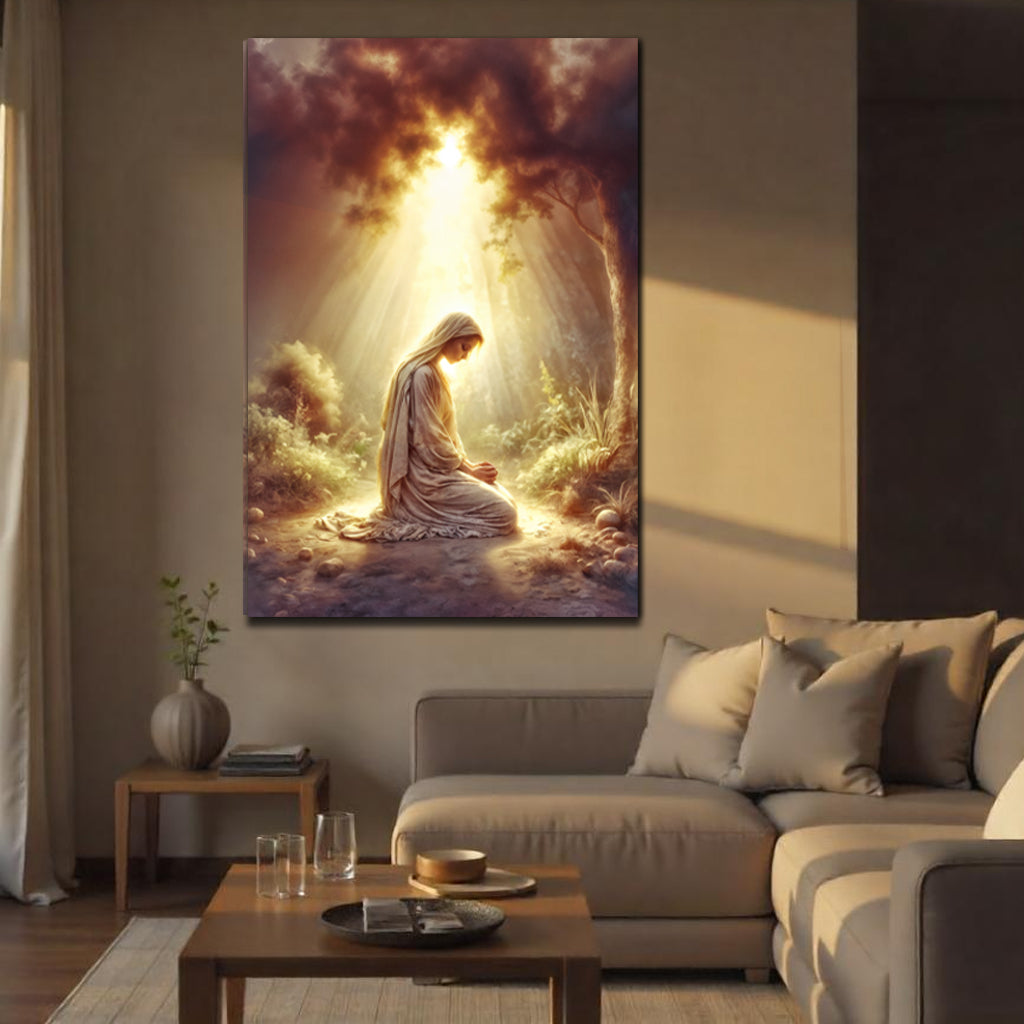 Mary Praying Faith Wall Art