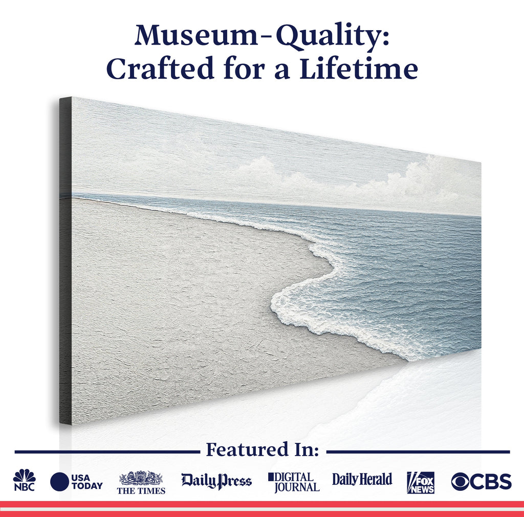 Abstract Beach Shore Wall Art