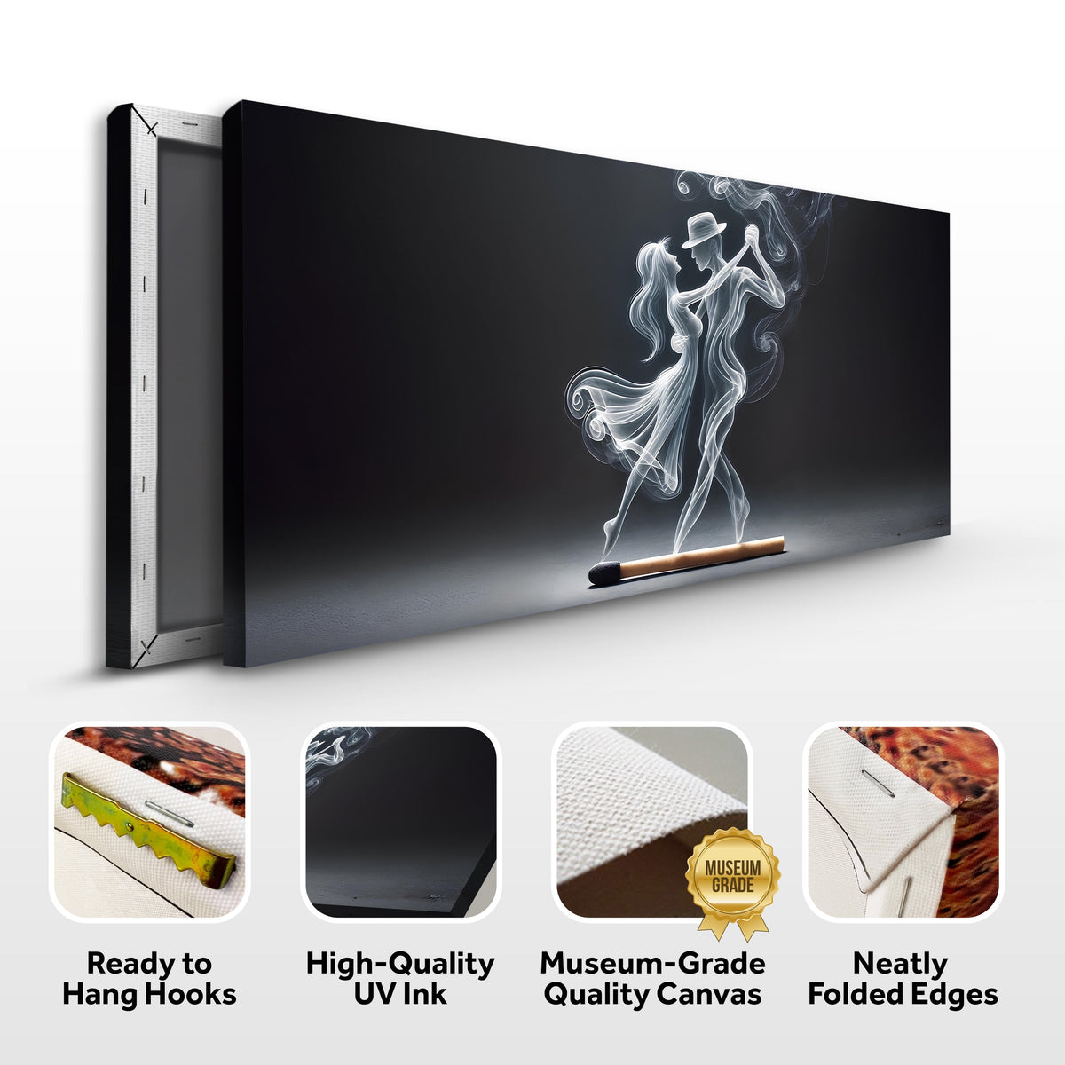 Modern Abstract Couple Dance Wall Art