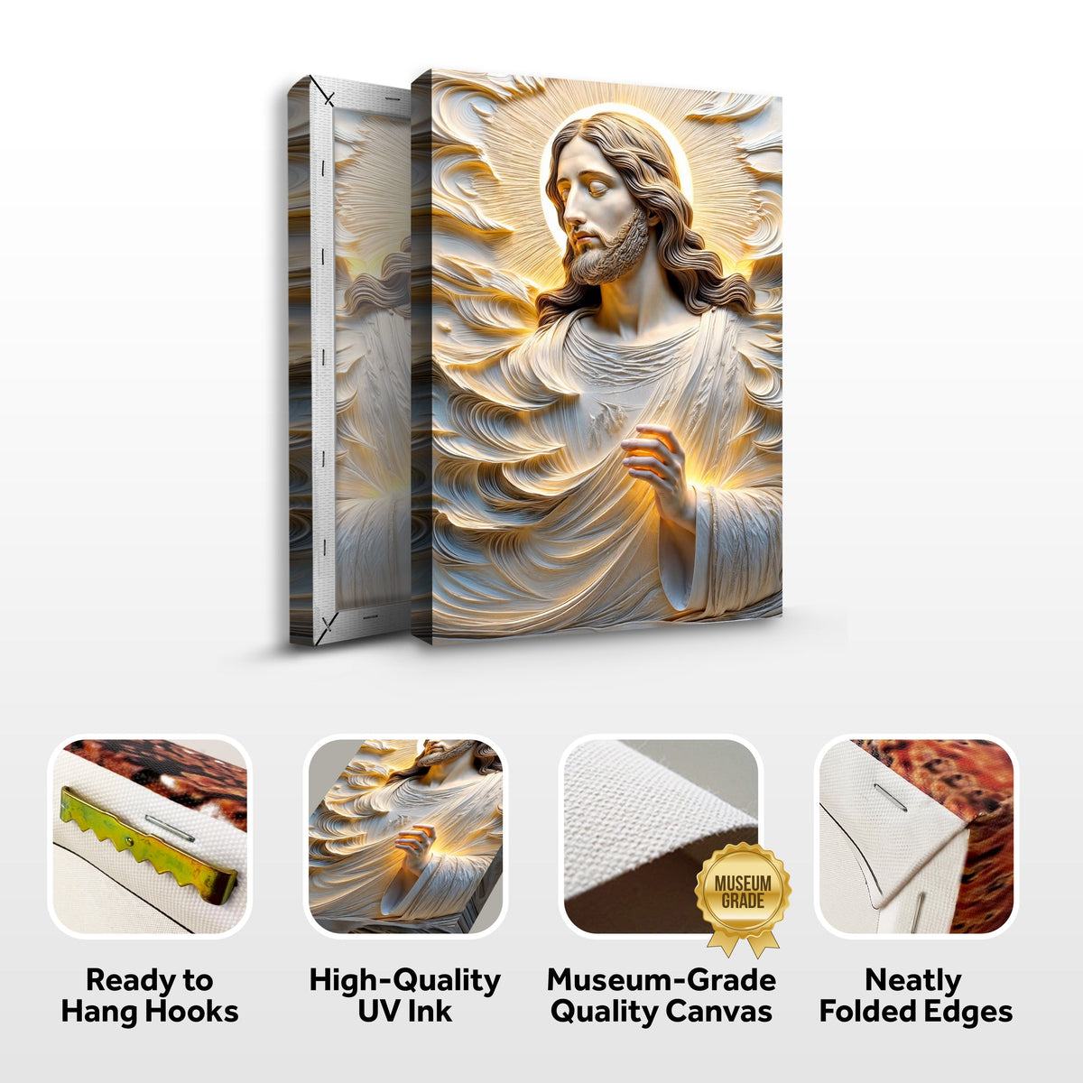Faith Over Fear, Sacred Serenity Faith Wall Art