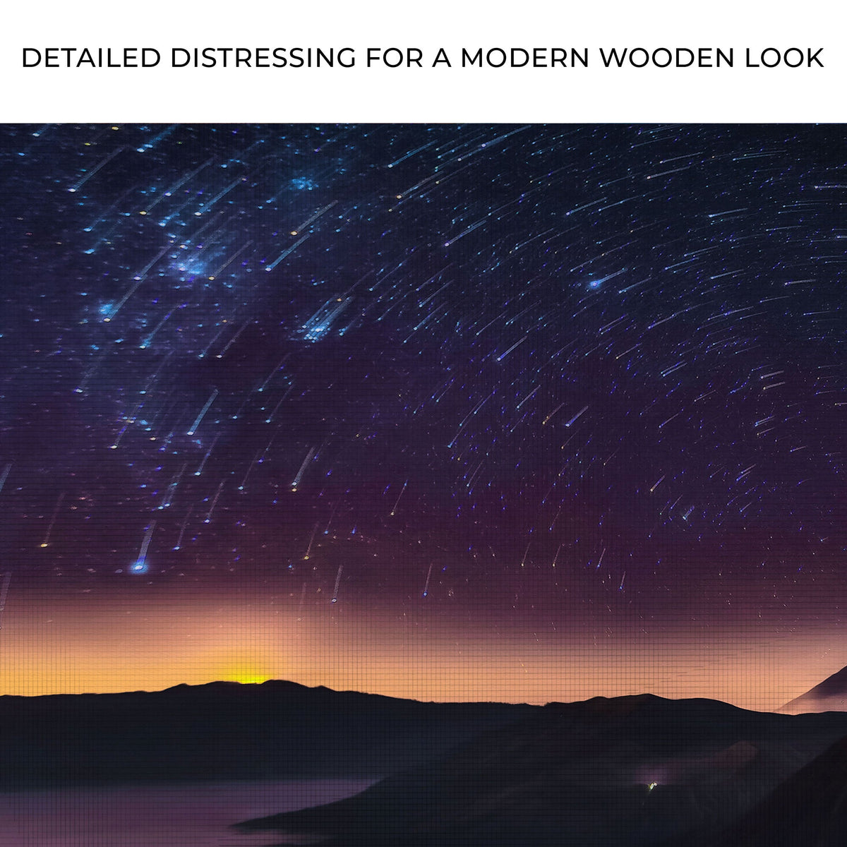 Majestic Starry Night Sky Canvas Wall Art