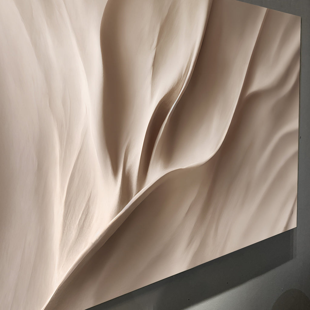 Soft Waves of Elegance Wall Art