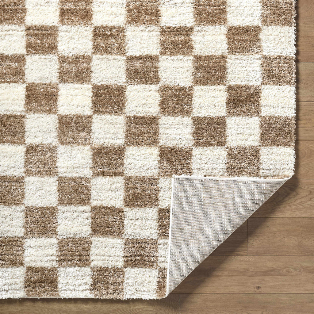 Belita Cream Luxe Shag Area Rug