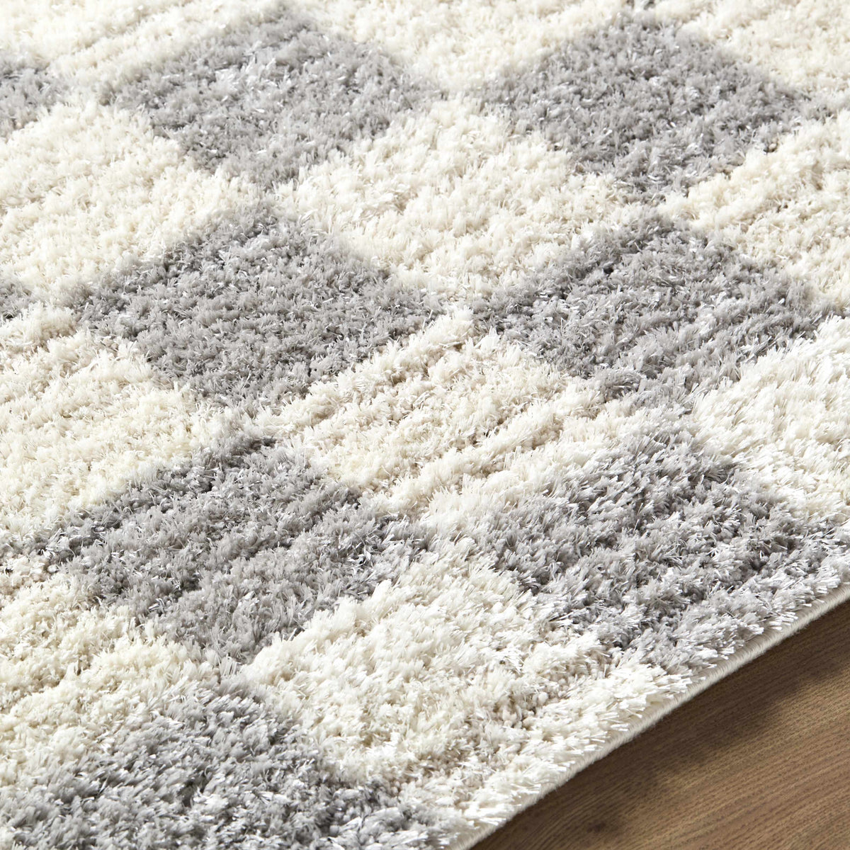 Belita Tan Luxe Shag Area Rug