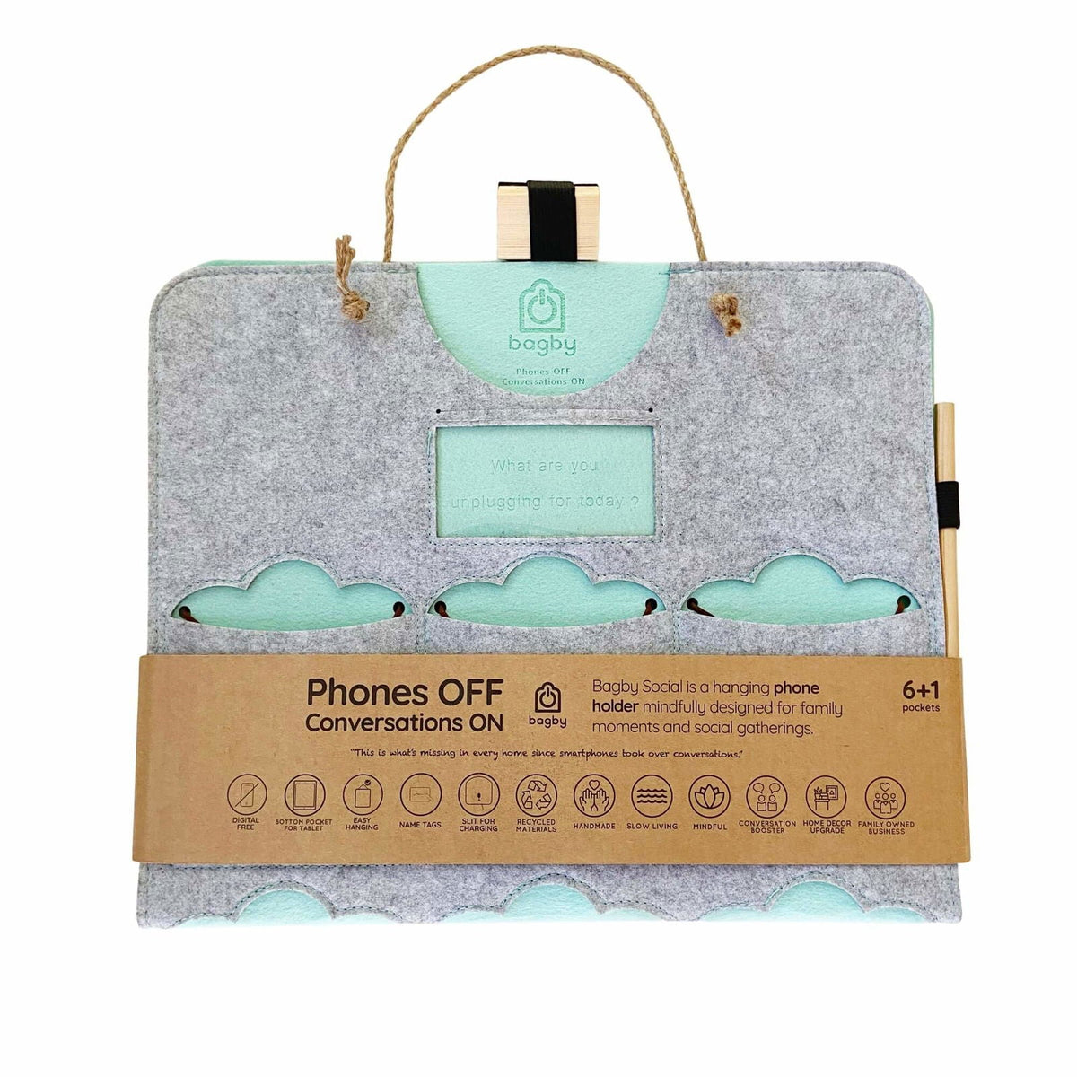 Bagby FAMILY - Phone Organizer 6+1 Pockets
