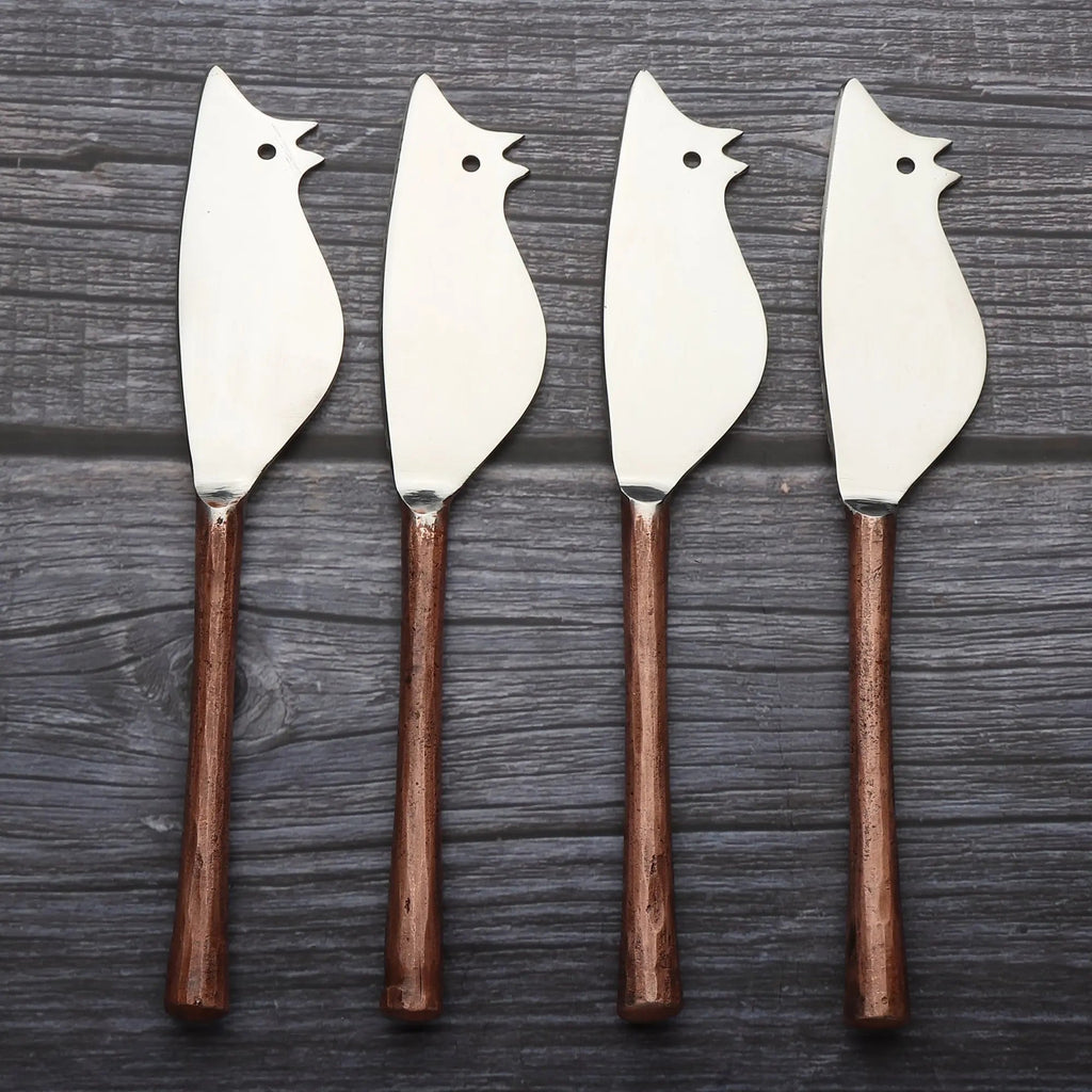CAMELLIA RATONCITO CHEESE SPREADER/KNIFE 4 PC. SET