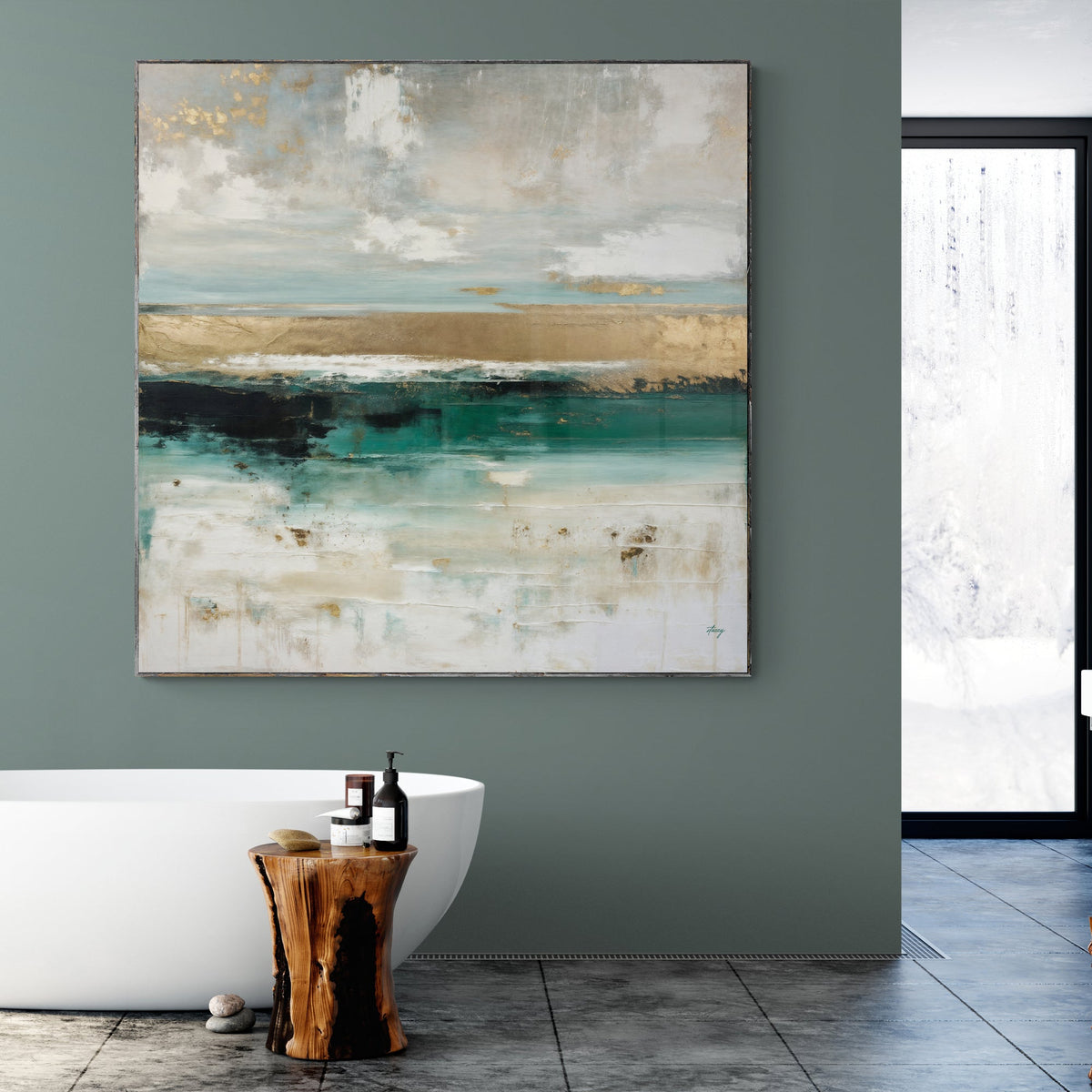 Canvas Print: "Coastal Echoes"