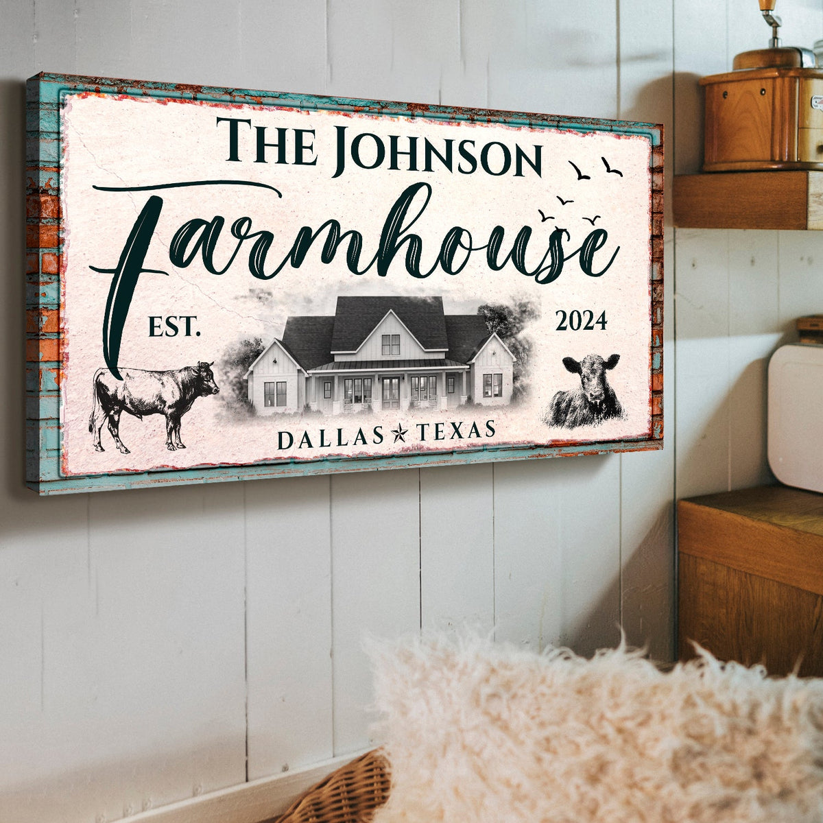 Custom Farmhouse Sign II