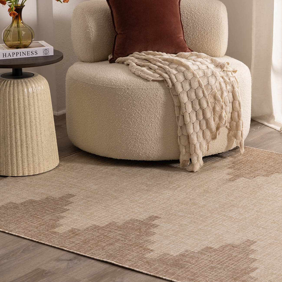 Djugun Beige Indoor & Outdoor Rug