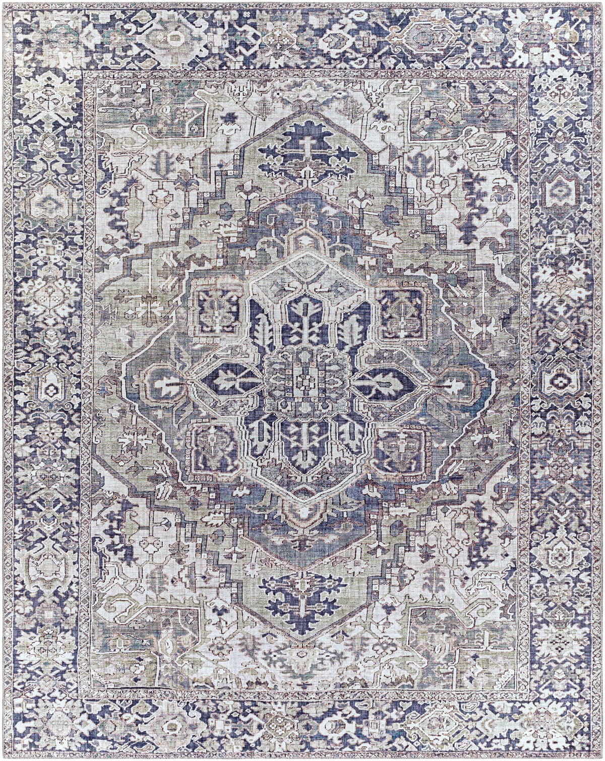 Neyland Iris Gray Area Rug 2359