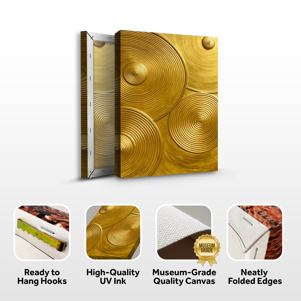 Gold Symphony Wall Art