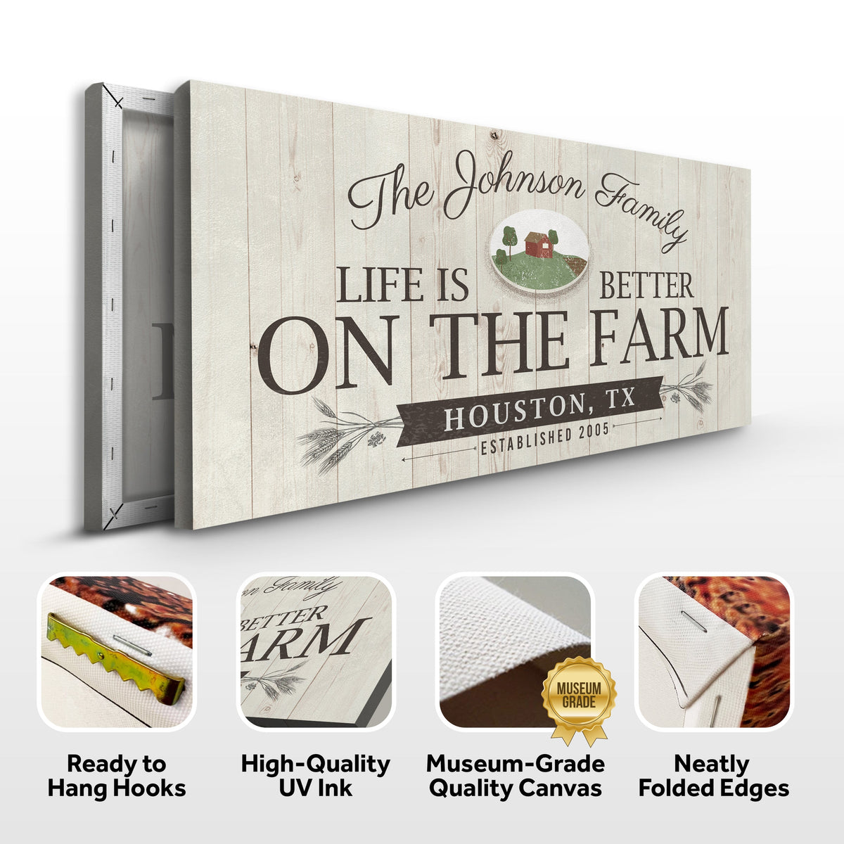 Life Is Better On The Farm Sign