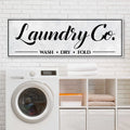 Laundry Co Wash Dry Fold Sign