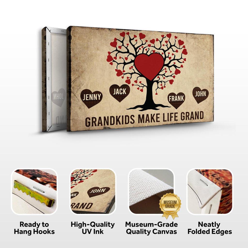 Grandkids Make Life Grand Sign