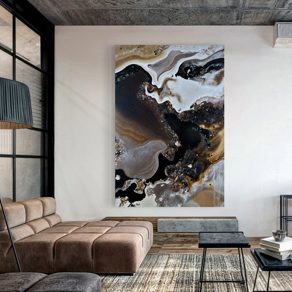 Canvas Print: "Geode Whispers III"