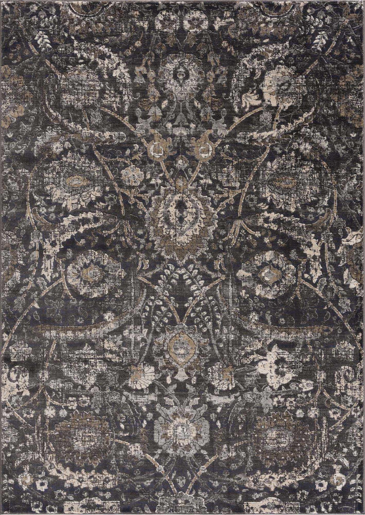 Georgiana Charcoal Area Rug