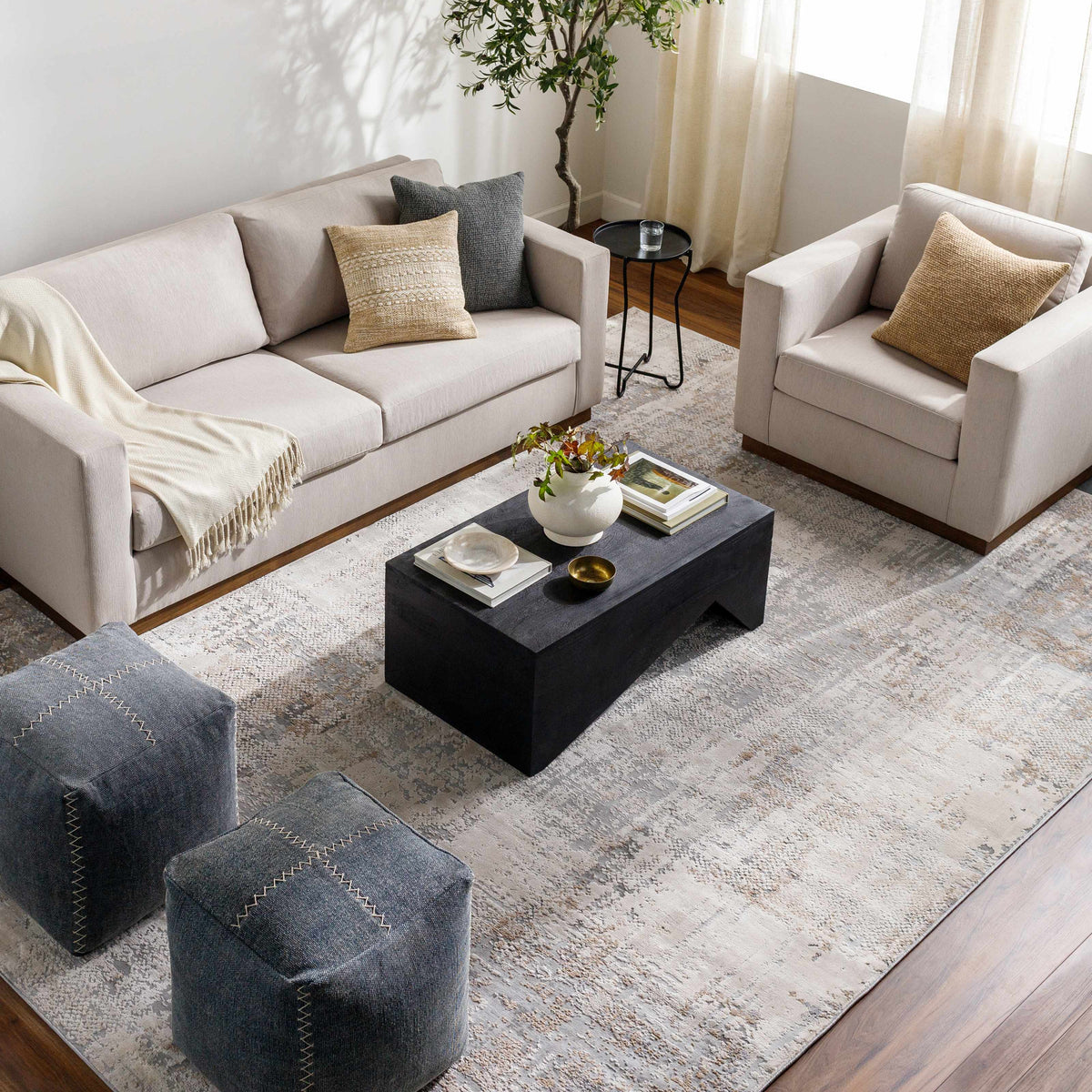 Ironwood Textured Luxe Rug