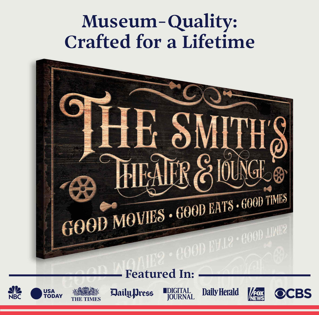 Personalized Theater Sign V