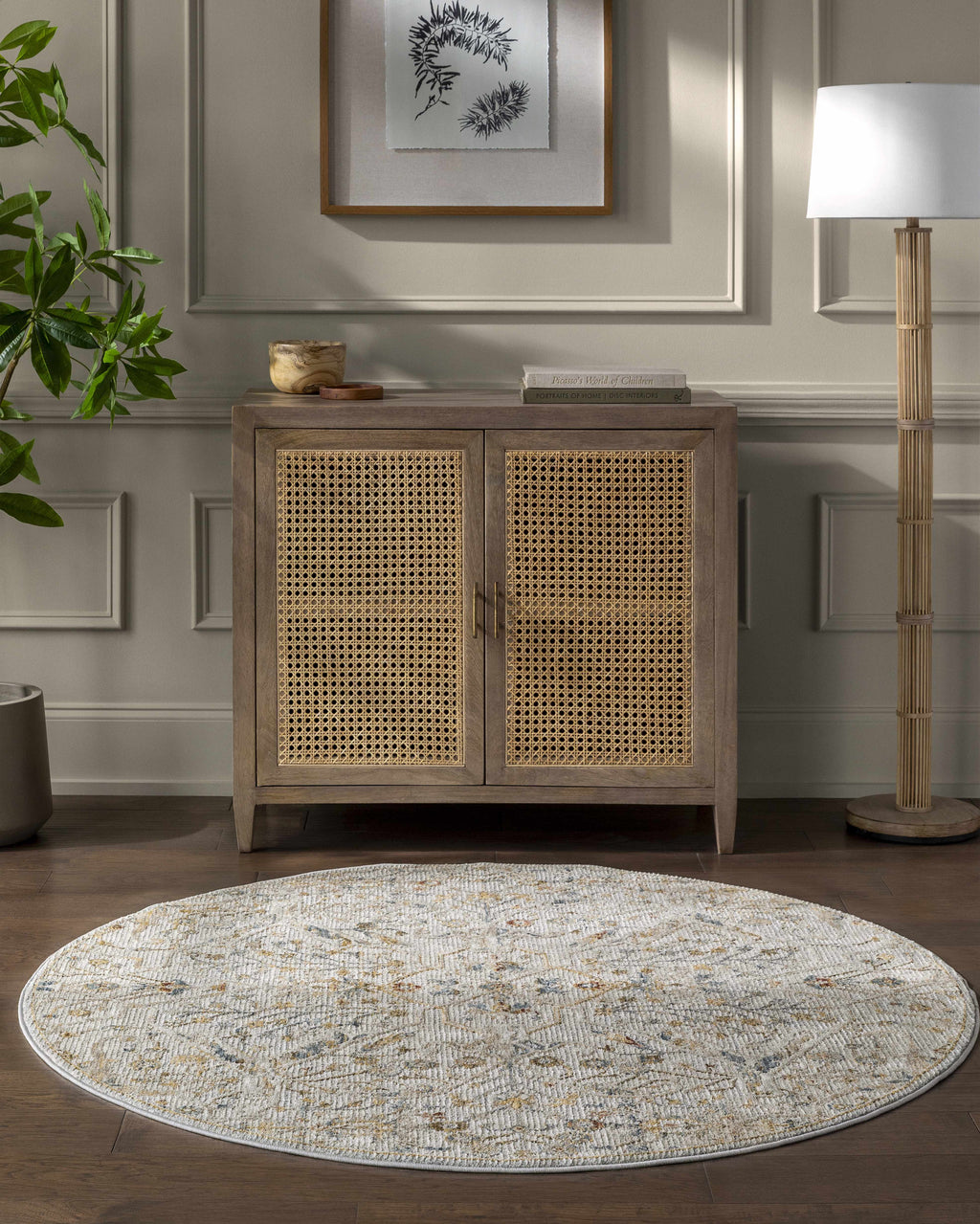 Kabungahan Oushak Style Floral Rug