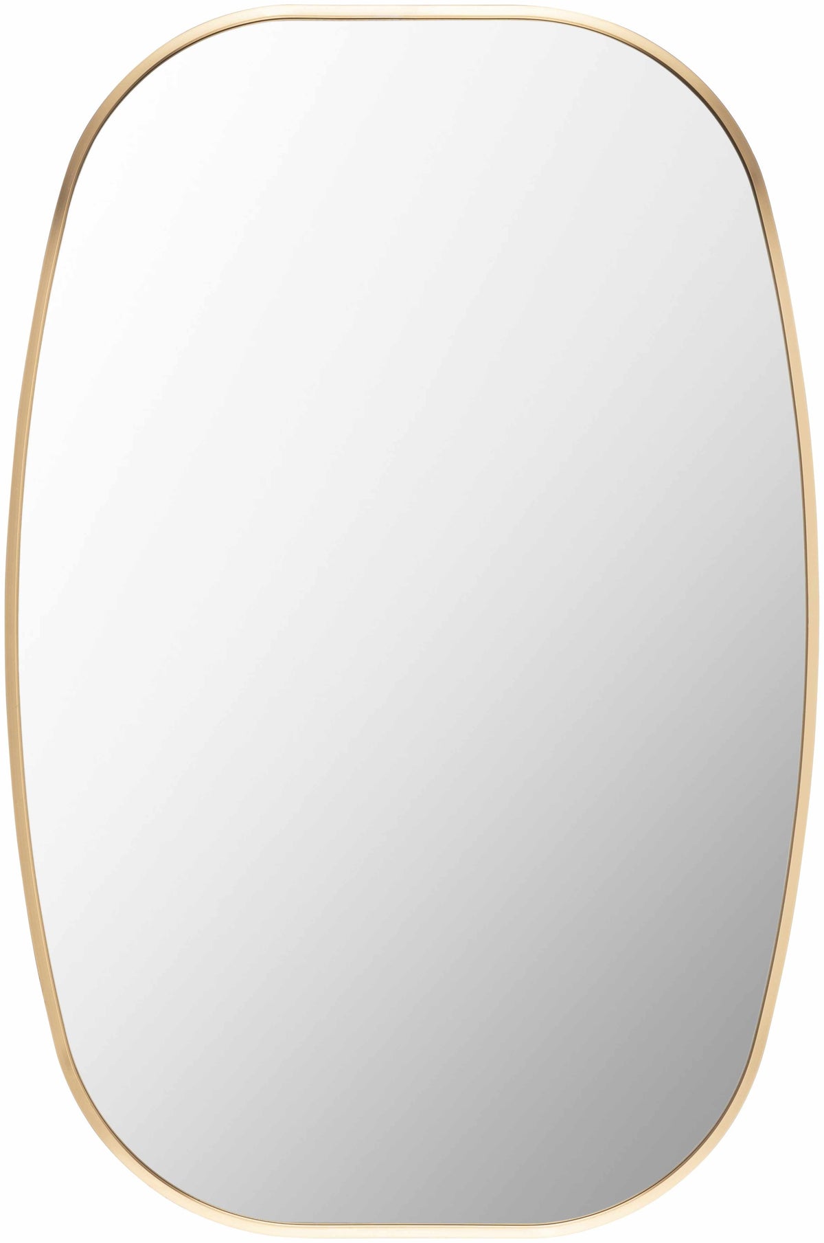 Kopparberg Gold Frame Round Mirror