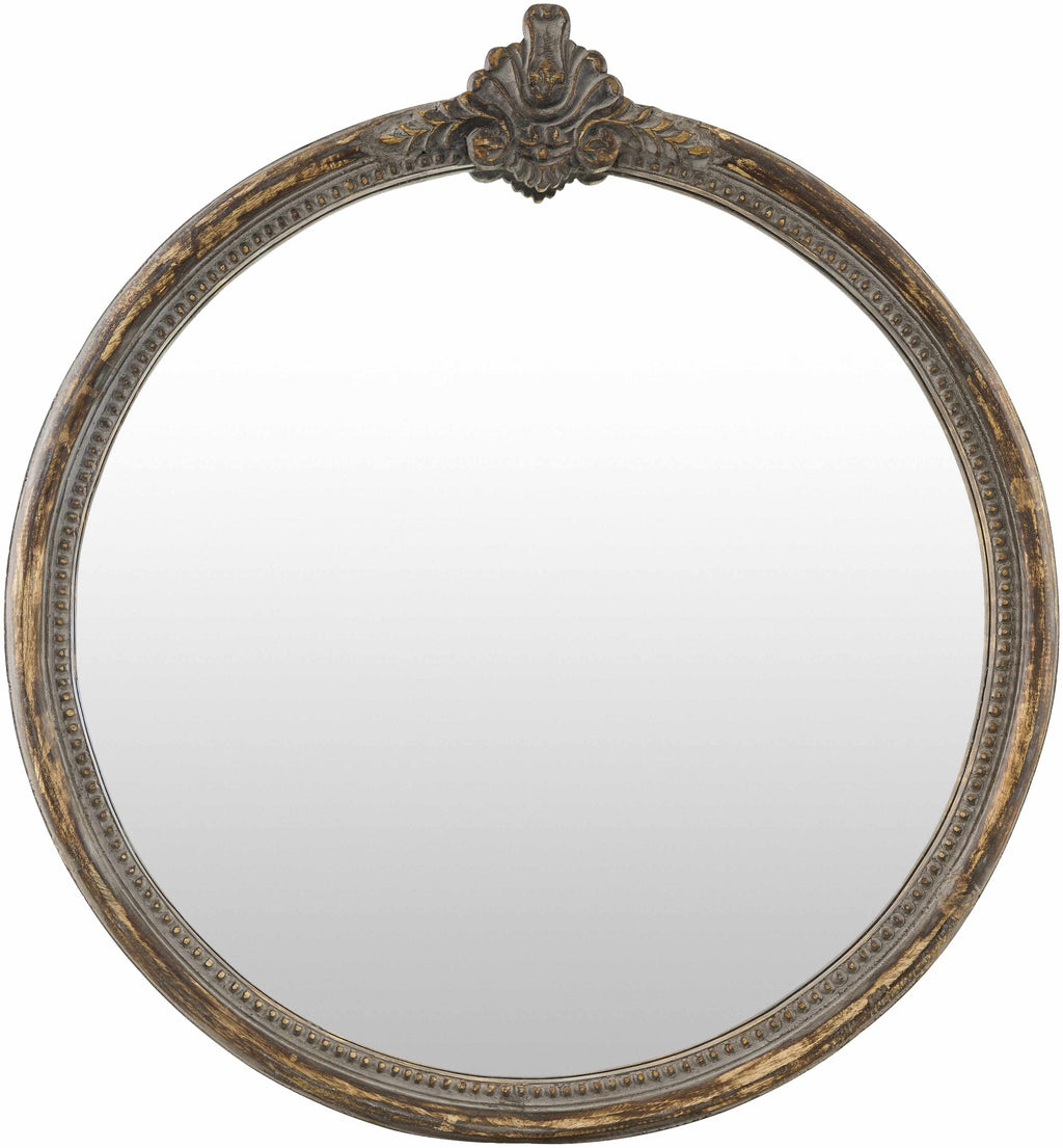 Kandersteg Dark Red Accent Mirror