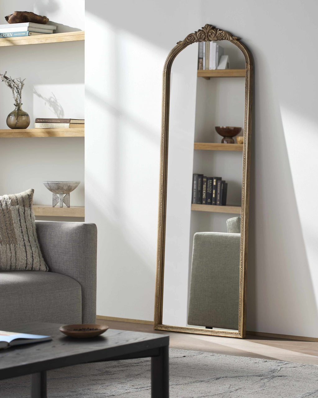 Leutesdorf Tan Full Length Mirror