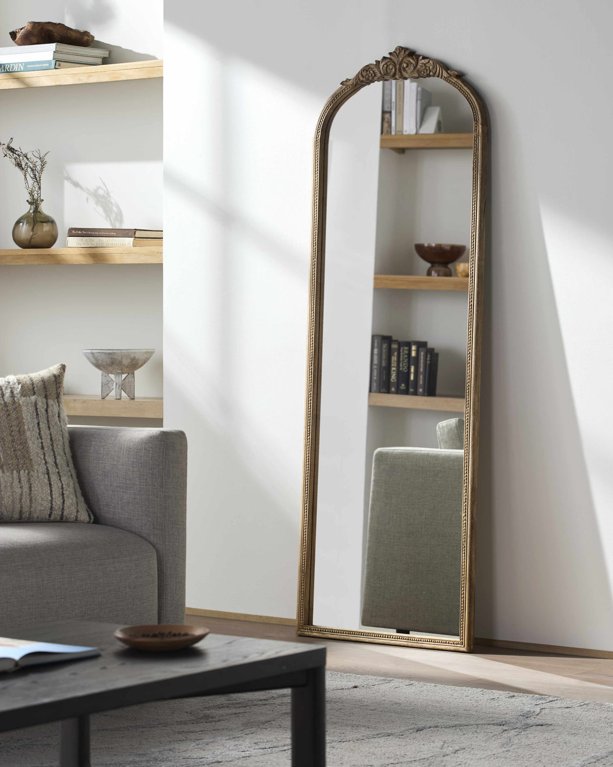 Leutesdorf Tan Full Length Mirror